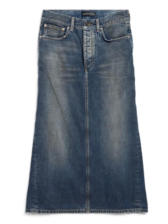 25SS 발렌시아가 숏 스커트 831715 TSW71 4011 BLUE