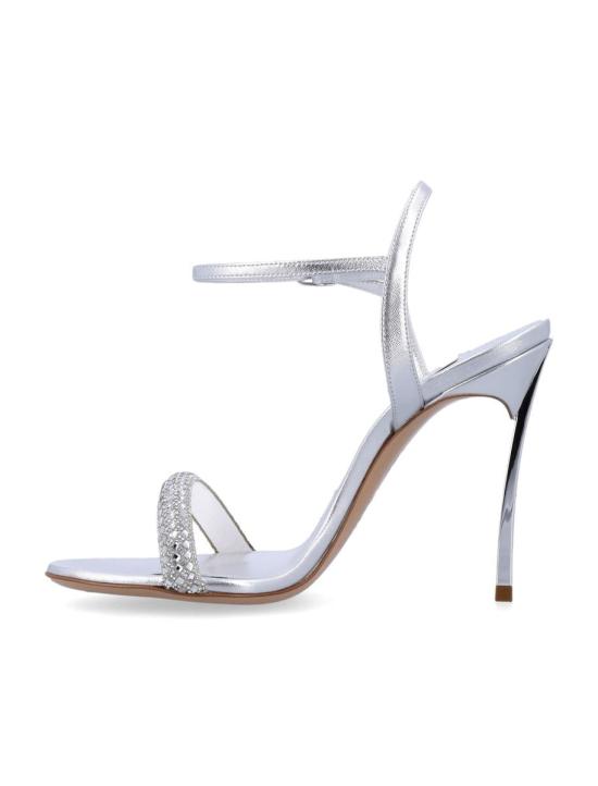 25SS 카사데이 힐/펌프스 25P1L304J100MC2646 A905 SILVER CRYSTAL - CASADEI