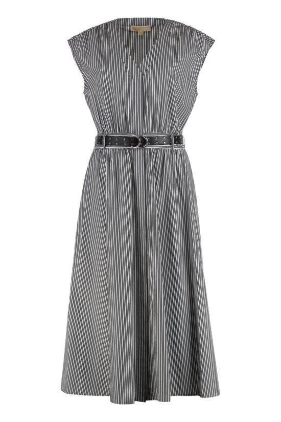 25SS 마이클 코어스 미디 원피스 MS5830KHJ6 001 Black