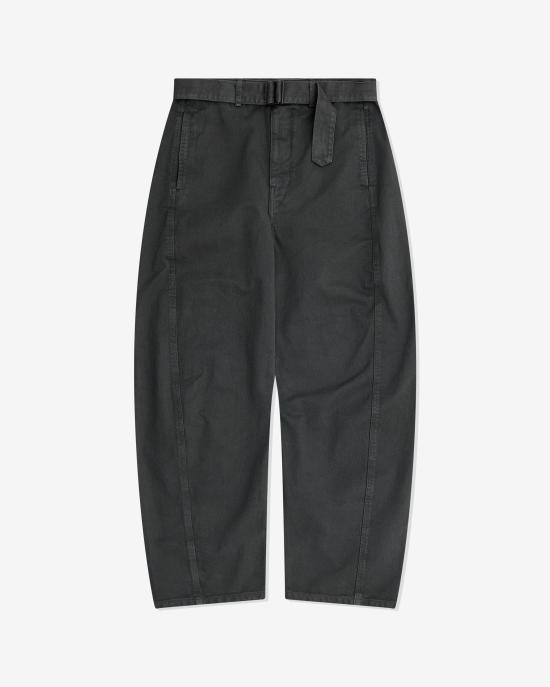 25SS 르메르 벨티드 트위스트 팬츠 PA326LD1039714 CARBON BLUE DOM