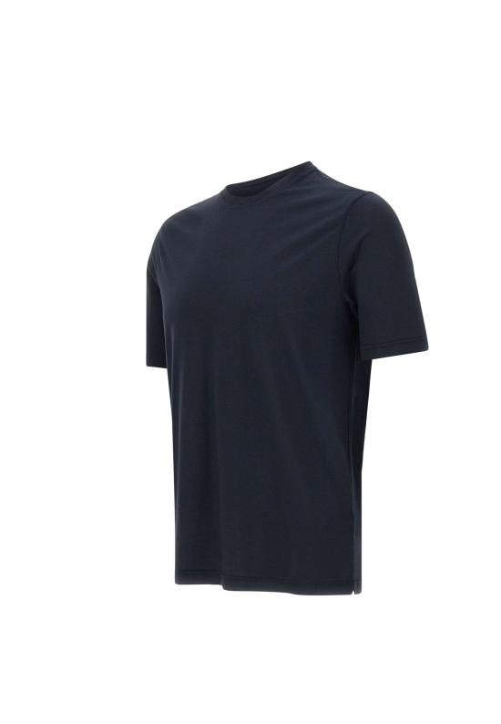 26SS 필리포 드 로렌티스 반팔 티셔츠 TSMCJCREPE U890 BLU - FILIPPO DE LAURENTIIS