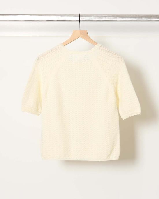  몰리 반팔 티셔츠 컨페티  내추럴 - MOLLI