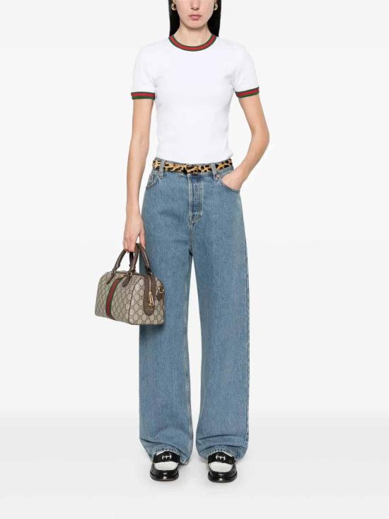  구찌 스트레이트 팬츠 828604XDDAS4011 Blue - GUCCI