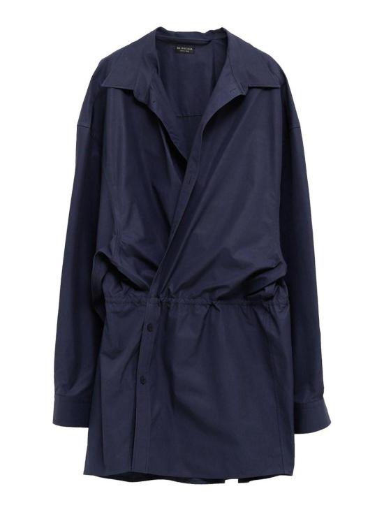  발렌시아가 미디 원피스 814136TRM174530 Dark Blue