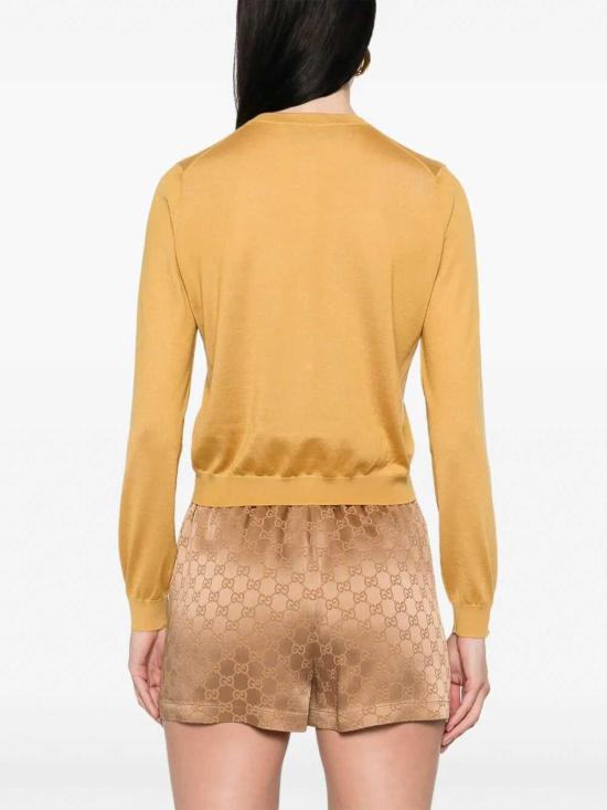  구찌 가디건 820164XKEOW7217 Yellow - GUCCI