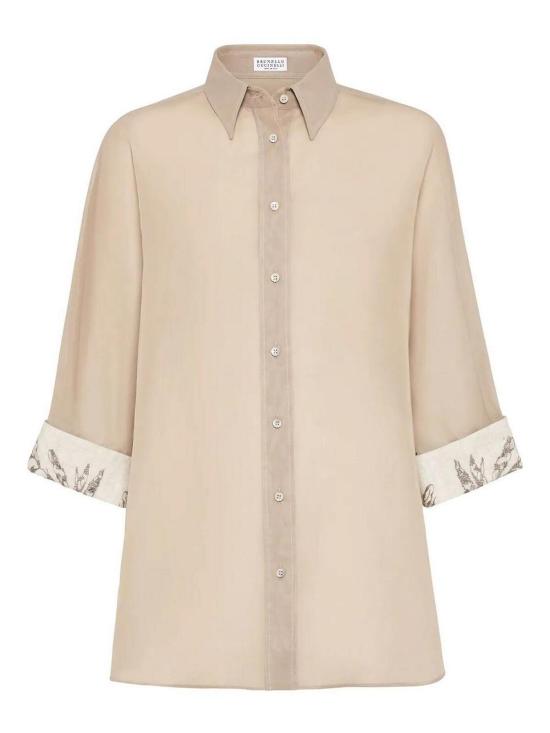  브루넬로 쿠치넬리 셔츠 MH911RH616C8690 Camel