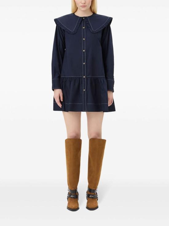  가니 의류 W0157683 Light Blue - GANNI