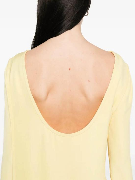  구찌 스커트 818246Z8BYJ7317 Yellow - GUCCI