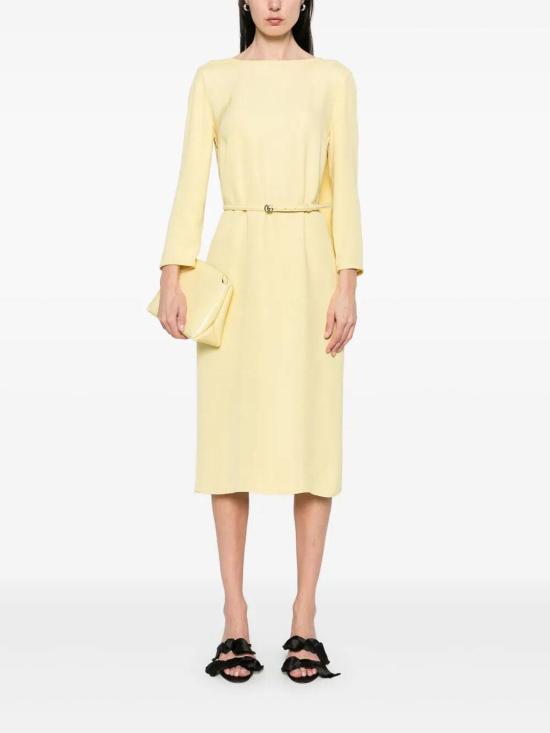  구찌 스커트 818246Z8BYJ7317 Yellow - GUCCI