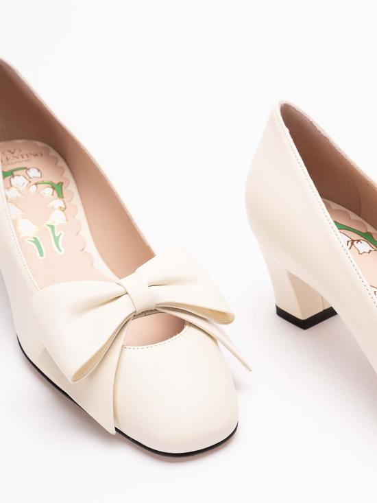  발렌티노 가라바니 힐/펌프스 6W2S0LB5DDT098 White - VALENTINO GARAVANI