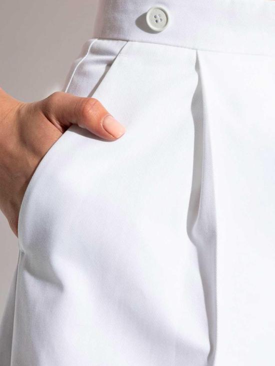  지방시 스트레이트 팬츠 BW515714X0100 White - GIVENCHY