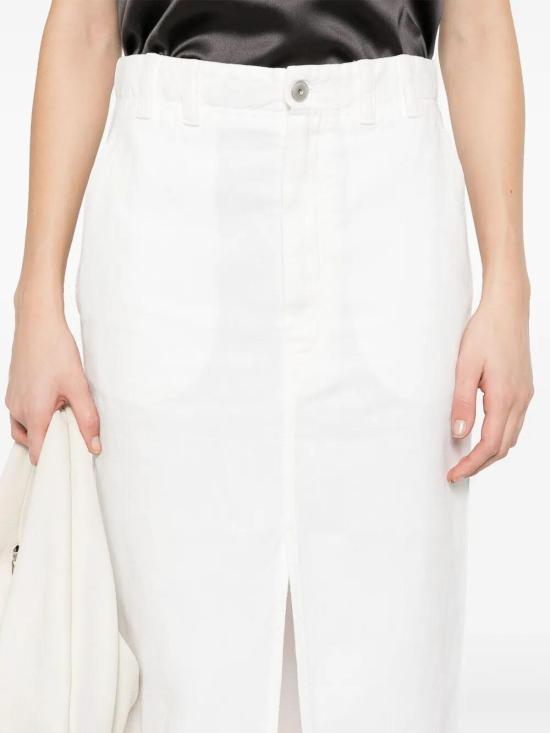  브루넬로 쿠치넬리 스커트 ML996G3822C600 Beige - BRUNELLO CUCINELLI