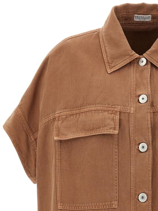 25SS 브루넬로 쿠치넬리 블라우스/셔츠 ML996FX726C2867 - BRUNELLO CUCINELLI