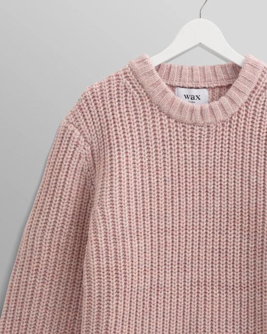  왁스 런던 스웨터 AW24 KNT WLD BLL PNK PINK Pink - WAX LONDON