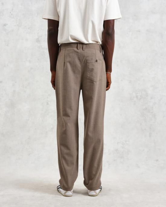  왁스 런던 스트레이트 팬츠 AW24 TRO PLE AYH NAT NATURAL Beige - WAX LONDON