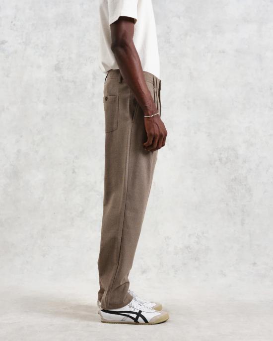  왁스 런던 스트레이트 팬츠 AW24 TRO PLE AYH NAT NATURAL Beige - WAX LONDON