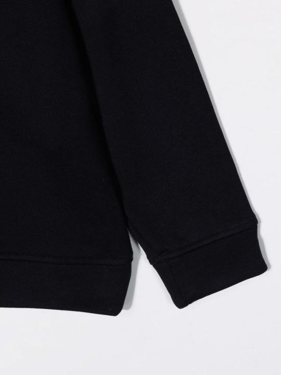 24FW [키즈] 엠포리오 아르마니 캐시미어 니트 8N4MR6 1JRIZ F905 NAVY LOGO - EMPORIO ARMANI