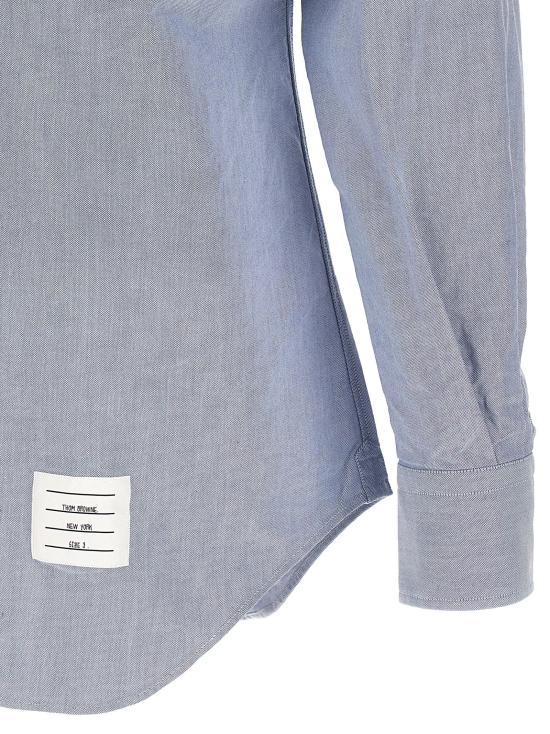  톰브라운 옥스포드 클래식 그로그랭 플래킷 셔츠 MWL010EF0313480 - THOM BROWNE