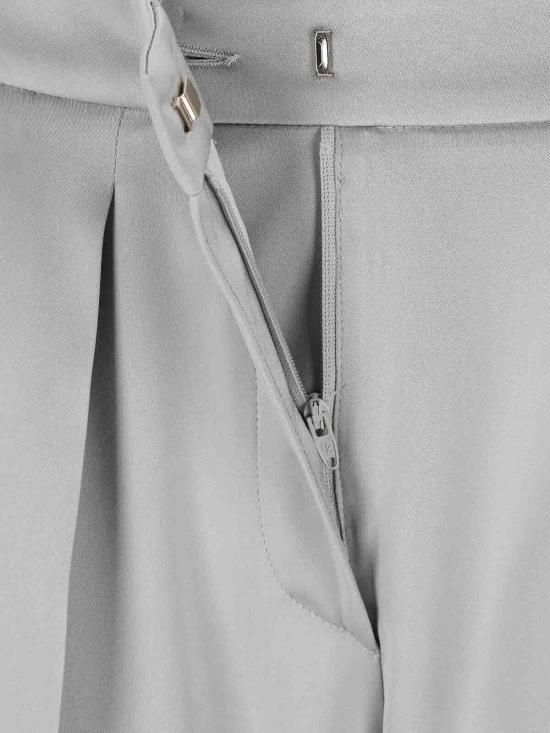  조르지오 아르마니 스트레이트 팬츠 GW000641TE10101U8045 Grey - GIORGIO ARMANI