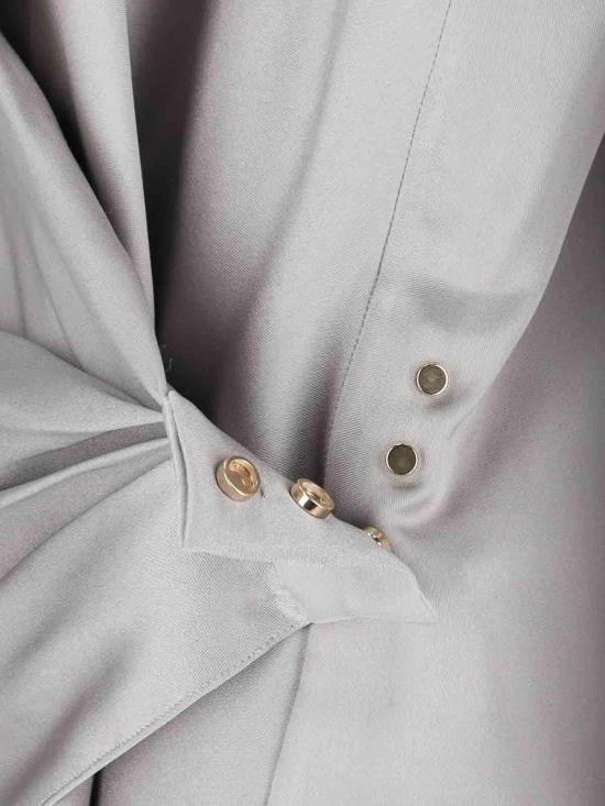  조르지오 아르마니 블라우스 GW000843TE10101U8045 Grey - GIORGIO ARMANI