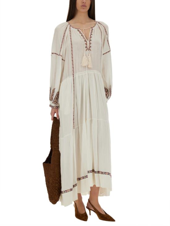 25SS 이자벨마랑에뚜왈 롱 원피스 RO0673FA C1J11EECOE WHITE - ISABEL MARANT ETOILE