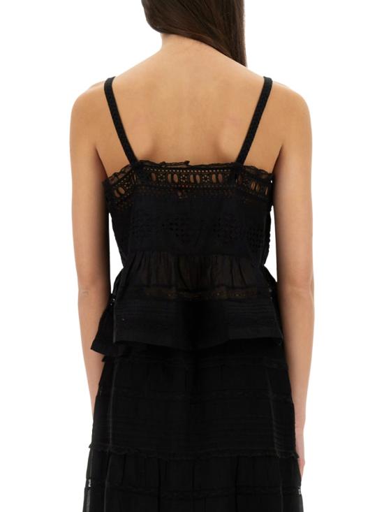 25SS 이자벨마랑에뚜왈 민소매 티셔츠 HT0542FA C1J15E01BK BLACK - ISABEL MARANT ETOILE