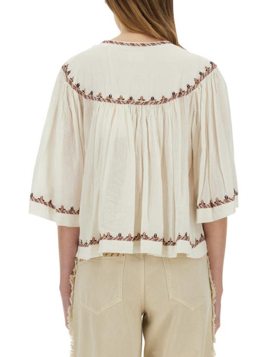 25SS 이자벨마랑에뚜왈 반팔 티셔츠 HT0576FA C1J11EECOE WHITE - ISABEL MARANT ETOILE