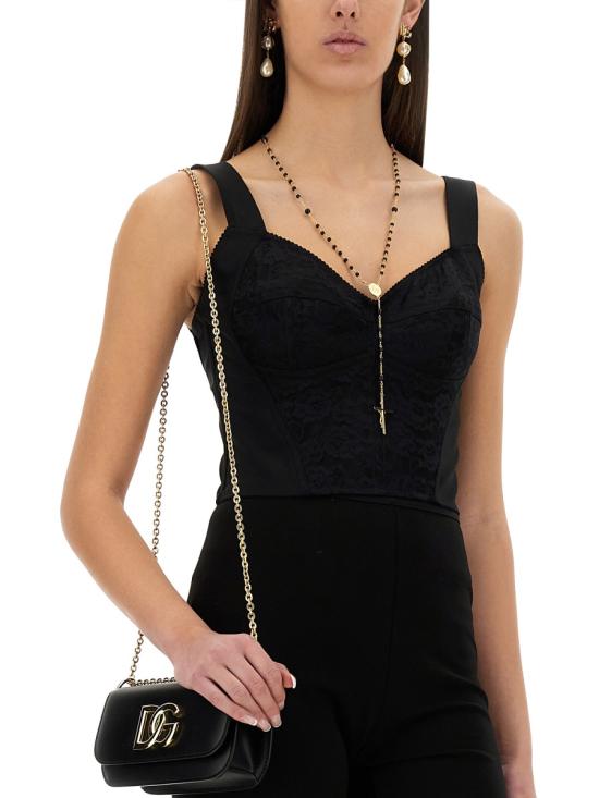 24FW 돌체앤가바나 민소매 티셔츠 F7T19T GDCLQN0000 BLACK - DOLCE & GABBANA