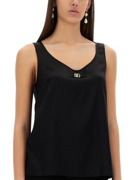 25SS 돌체앤가바나 민소매 티셔츠 F7AK5T FURAGN0000 BLACK - DOLCE & GABBANA
