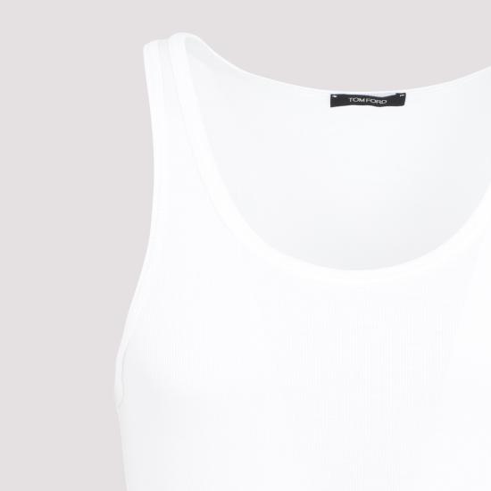 24FW 톰포드 긴팔 티셔츠 T4D101210 100 WHITE - TOMFORD