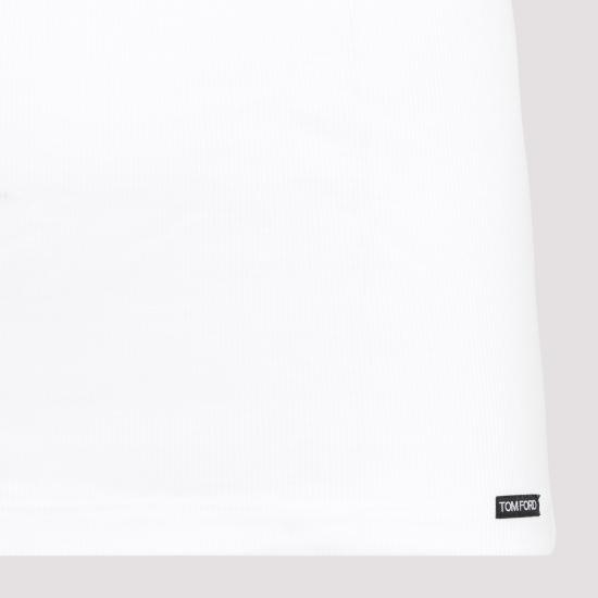 24FW 톰포드 긴팔 티셔츠 T4D101210 100 WHITE - TOMFORD