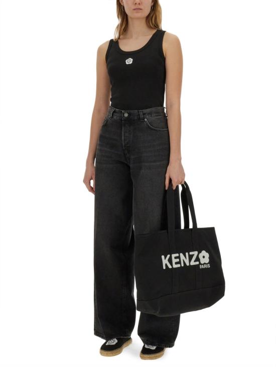 25SS 겐조 민소매 티셔츠 FF52TO7384SJ 99J BLACK - KENZO