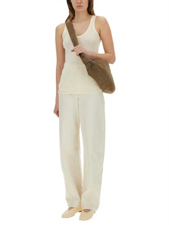 25SS 르메르 민소매 티셔츠 TO1199 LJ1016WH048 IVORY - LEMAIRE