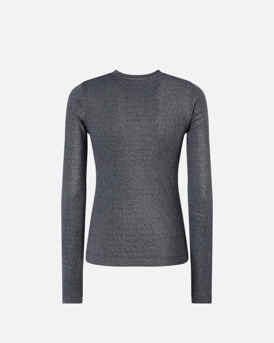 25SS 핑코 스웨터 104651A2CQ EI2 Blue argento - PINKO
