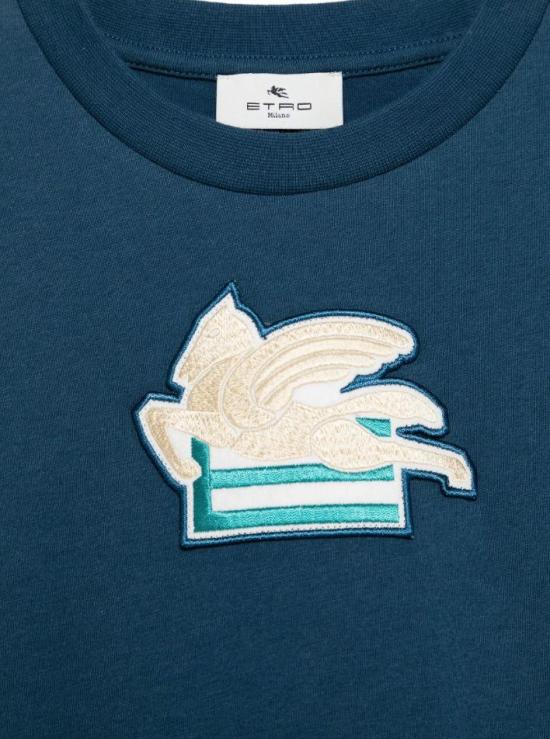 25SS [키즈] 에트로 티셔츠 GW8P51 Z2081 669 Blue - ETRO