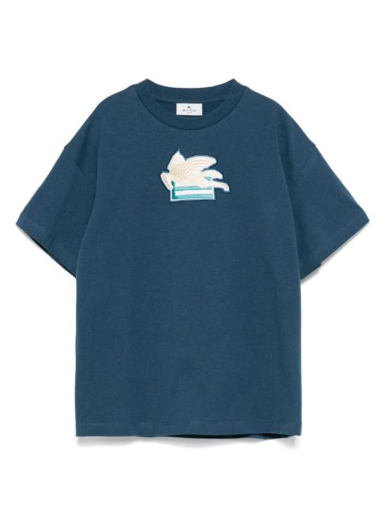 25SS [키즈] 에트로 티셔츠 GW8P51 Z2081 669 Blue