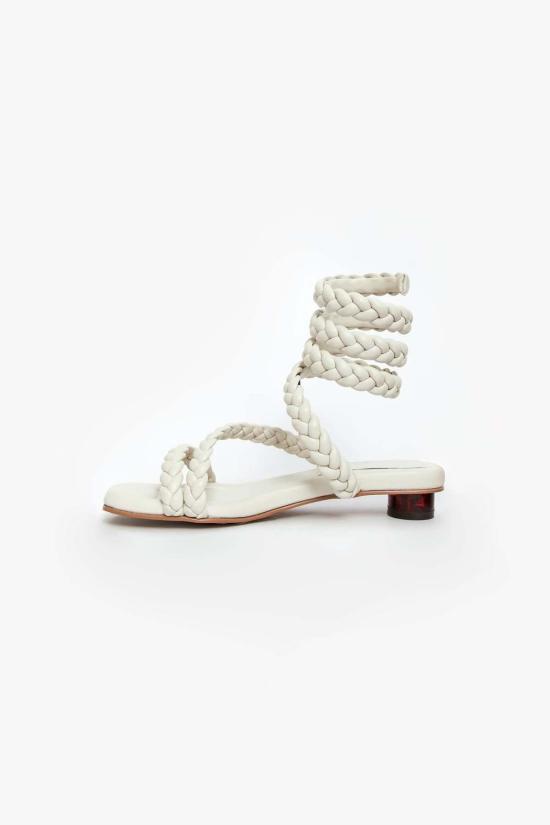  NORA LOZZA 샌들 Nora Lozza 로마  오프 화이트 - OTHER BRANDS