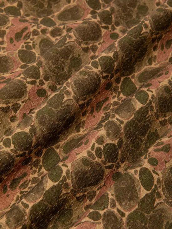  Kestin 반팔 셔츠 케스틴 크래먼드  올리브 마블 텍스처드 코튼 - KESTIN