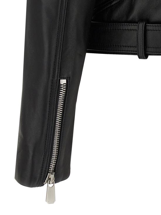 25SS 핑코 바이커 자켓 103897A21LZ99 Black - PINKO