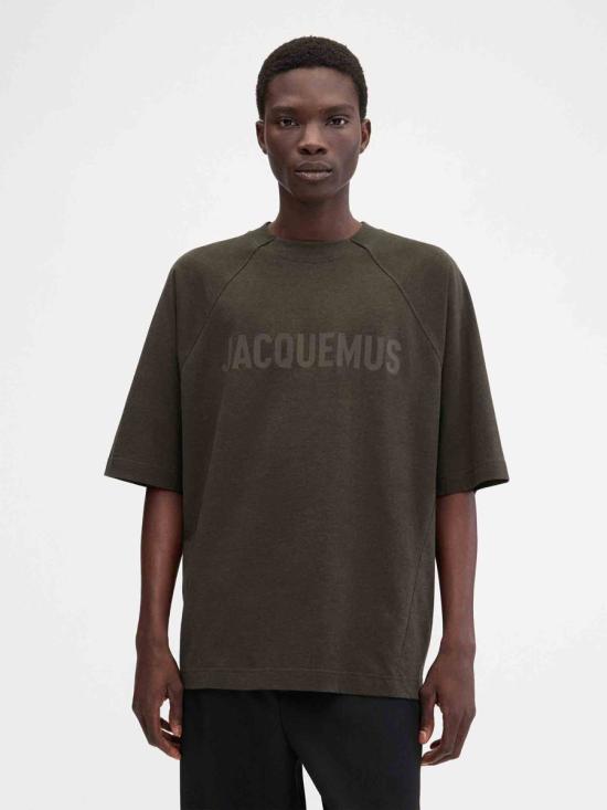 25SS 자크뮈스 반팔 티셔츠 245JS2122011080 MULTI BROWN DOM - JACQUEMUS