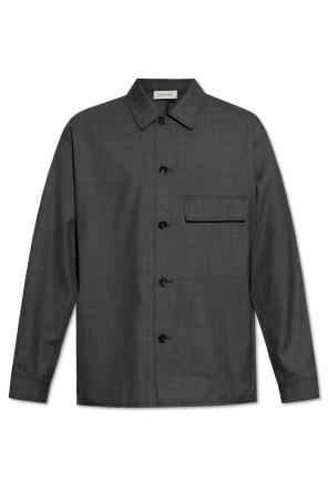  르메르 긴팔 셔츠 OV1012 LF1386 099 GREY MELANGE DOM