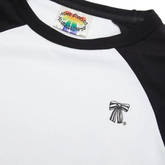 25SS 아크네 스튜디오 긴팔 티셔츠 CL0320183 OPTIC WHITE DOM - ACNE STUDIOS