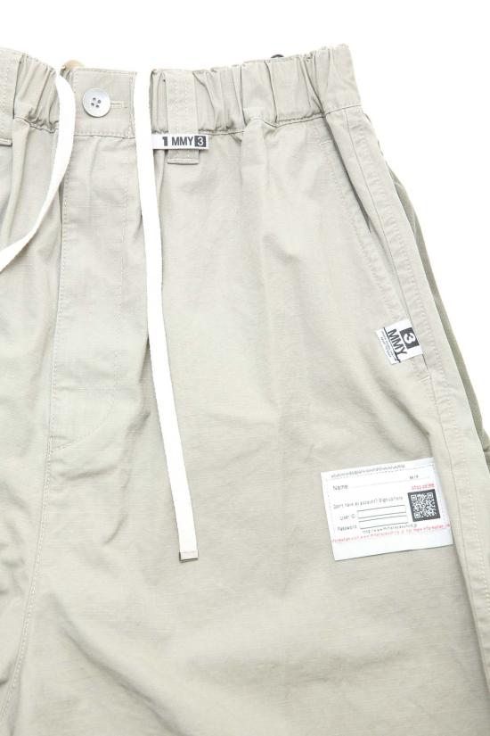  메종 미하라 야스히로 숏팬츠 포 레그 쇼츠 카키 - MAISON MIHARA YASUHIRO