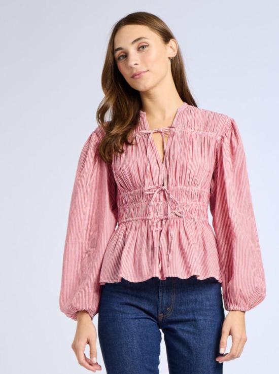  Mille 블라우스 밀레 엘라  탱고 스트라이프 - MILLE