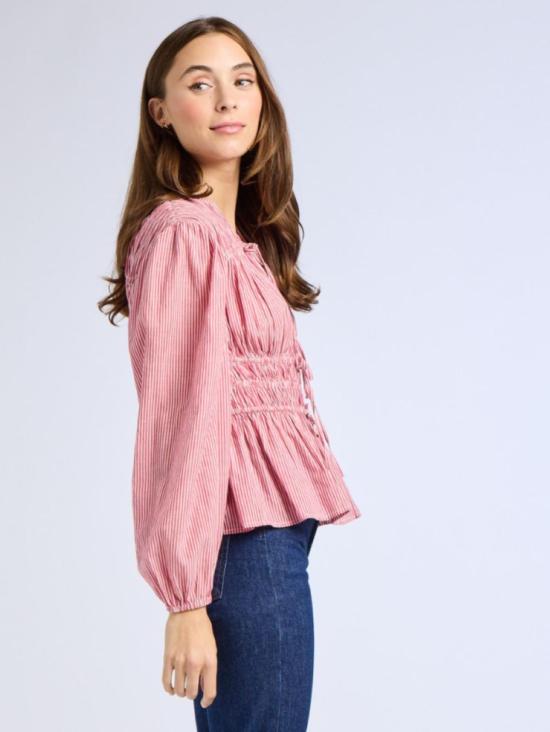  Mille 블라우스 밀레 엘라  탱고 스트라이프 - MILLE