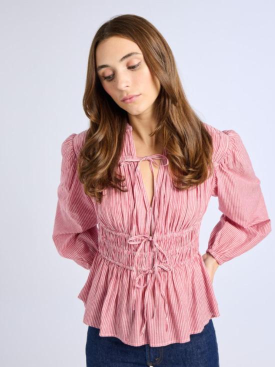  Mille 블라우스 밀레 엘라  탱고 스트라이프 - MILLE