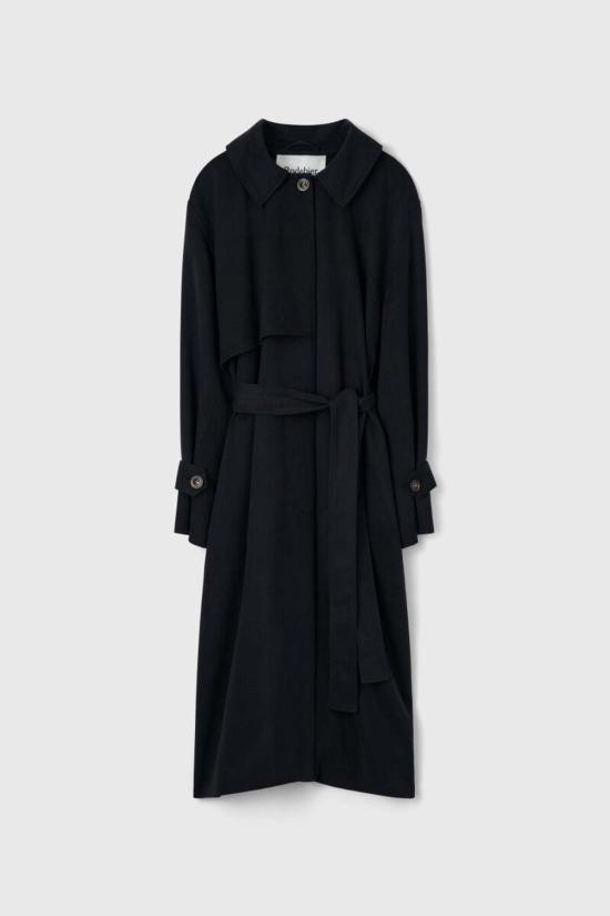  로데브예 트렌치 코트 로데비에르 폰다 트렌치 블랙 - RODEBJER