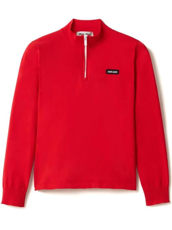 25SS 미우미우 스웨터 MMLA86SOOO16WL F0011 ROSSO