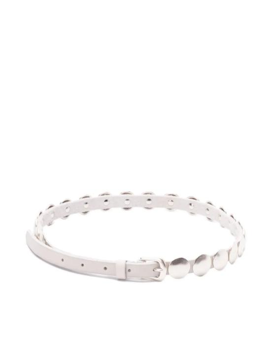 25SS 골든구스 레귤러 벨트 GWA00408A000137 10118 BIANCO BURRO - GOLDEN GOOSE