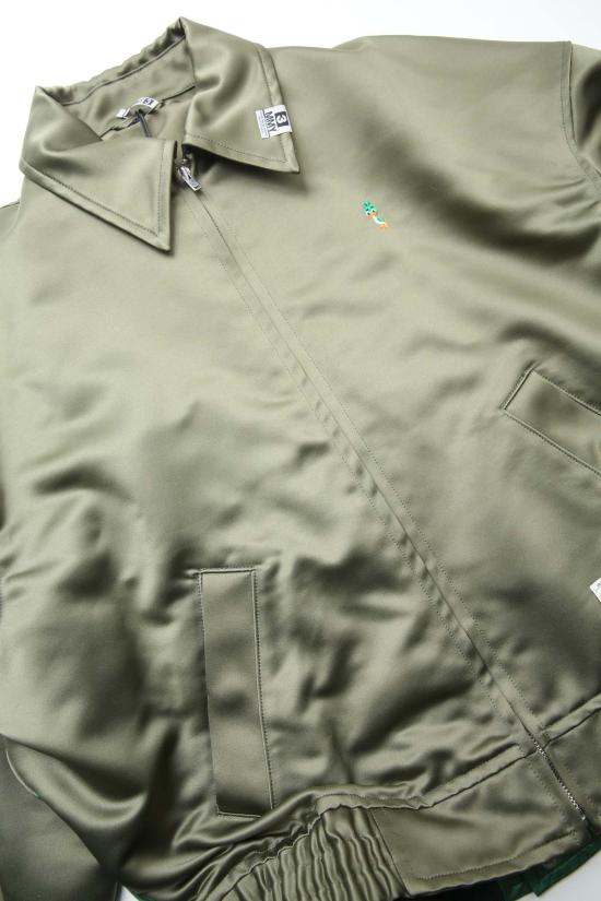  메종 미하라 야스히로 자켓 양쪽 프런트 새틴 재킷 카키 - MAISON MIHARA YASUHIRO